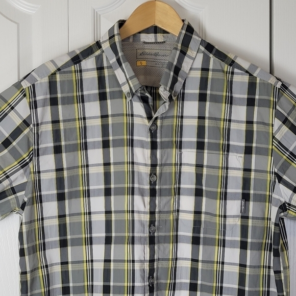 EDDIE Bauer Classic Fit Button Down Short Sleeve Shirt - Picture 7 of 7